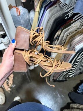 aldo strappy heels